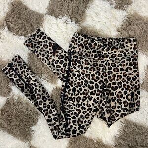 Leopard Print Kids Leggings